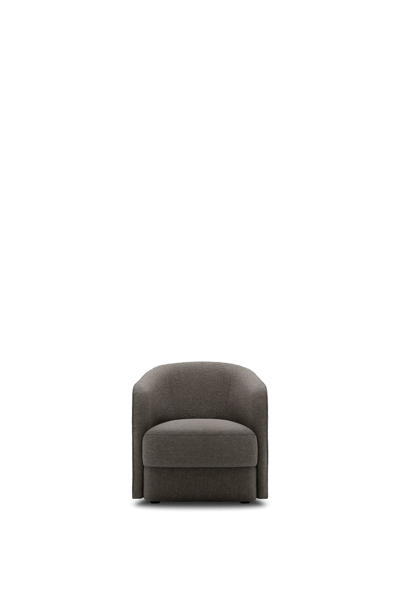 Covent Lounge Chair Narrow Dark Taube
