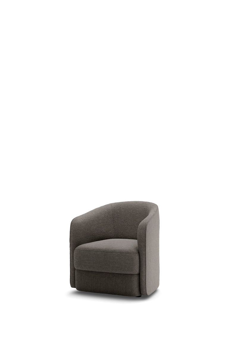 Covent Lounge Chair Narrow Dark Taube